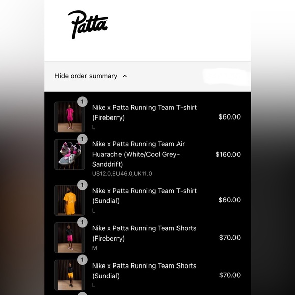 Patta x Nike Team Huarache 20Y24 • 2024 • Size 12 • Yellow or Pink - Picture 16 of 16